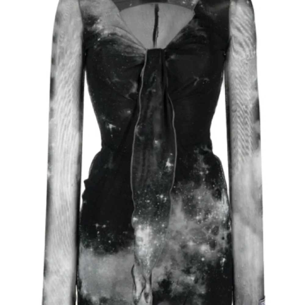 Versace Black Space Coture Mini Dress - Picture 2 of 6